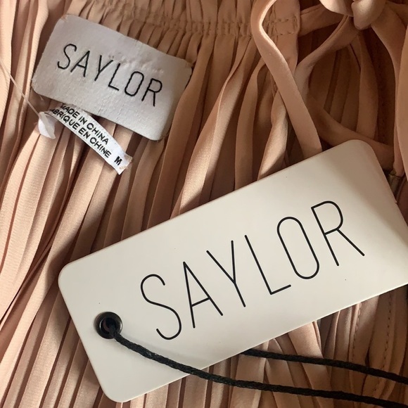 NEW Revolve SAYLOR Jenna Dress M Babydoll Flowy Party Feminine Coquette Girl - Picture 11 of 11